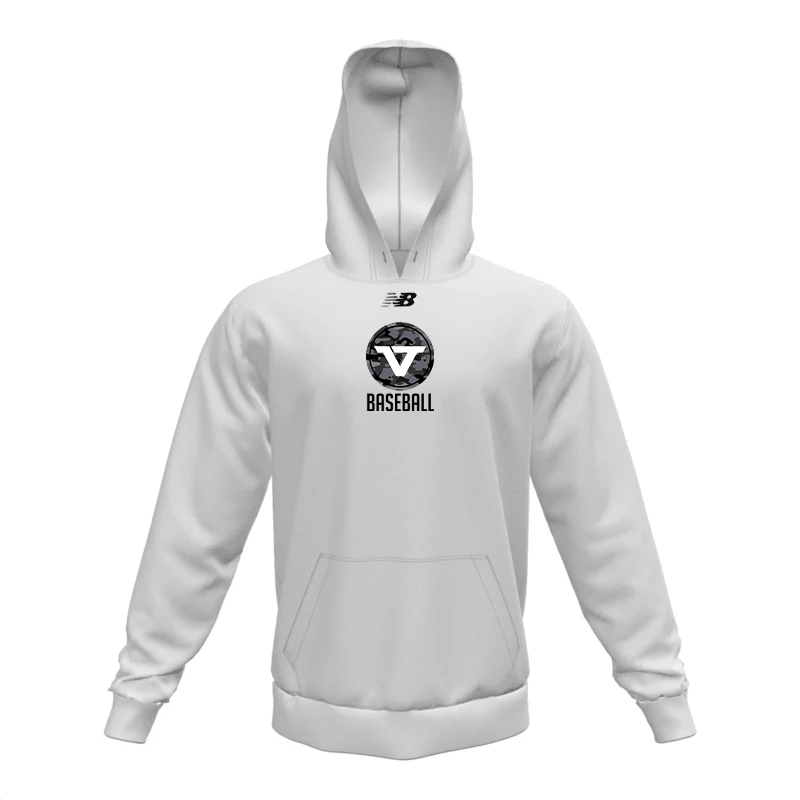 White New Balance 'Camo' Fleece Hoodie - BLK