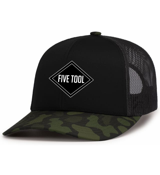 Black Duck Camo 'Diamond' Weekender Trucker Snapback - BLK