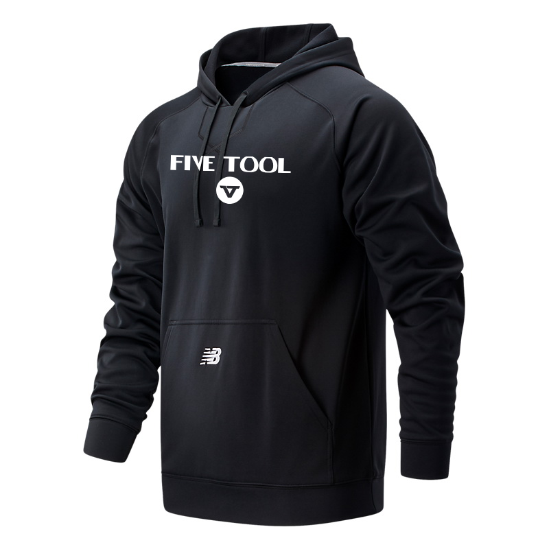 Black New Balance 'Ray' Performance Hoodie 2.0 Hoodie - WHT