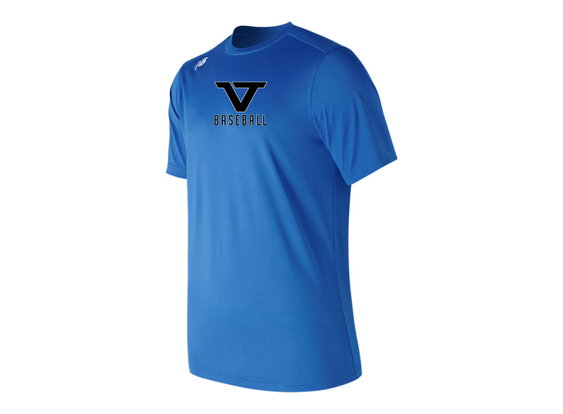 Team Royal New Balance 'Pro Style' Short Sleeve Tech T-Shirt - BLK