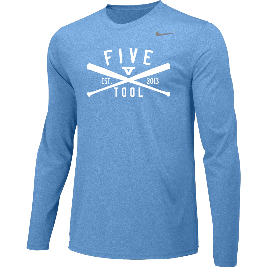 Light Blue Essential Logo Long Sleeve Legend Tee