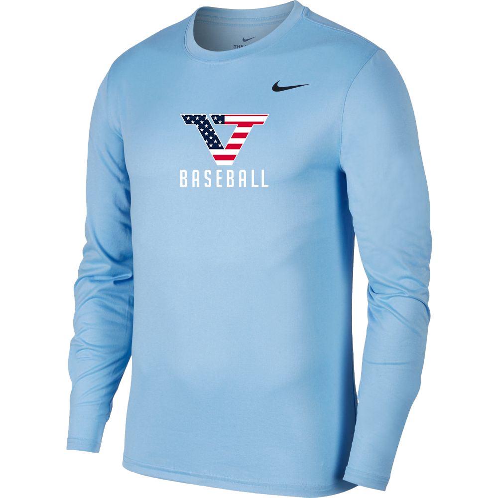 Carolina Blue 'Pro Style' Long Sleeve Legend Tee - USA